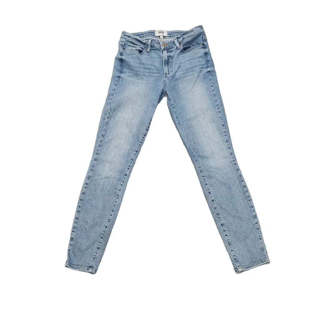 Revolve PAIGE Mid-Rise Hoxton Ankle Denim Jeans (Size: 28)